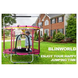 Playtime sobna trambolina za decu roze