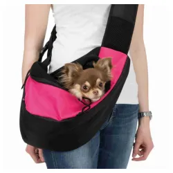 Torba za mace i pse preko jednog ramena roze