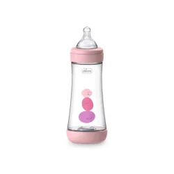 Chicco P5 flašica 300ML  4M+ Roze