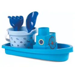 Androni Giocattoli set za plažu kofica i brodić