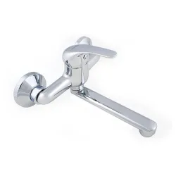 Jednoručna baterija za kuhinju zidna MARY kratka lula 35mm