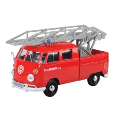 Metalni auto 1:24 Volkswagen fire truck W/AERIAL LADDER 