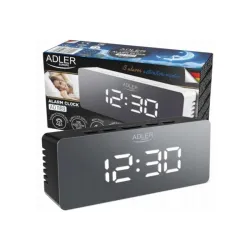 Budilnik usb 14.8X5.5X8.2 cm crni