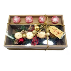 Adventski štand sa svećama 35 cm