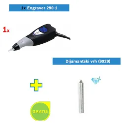 Alat za graviranje DREMEL Engraver 290 + Dijamantski vrh (9929)