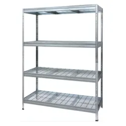 Polica metalna žičana čaura kačenje 300kg 180x120x45 4nivoa