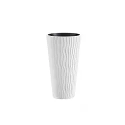Plastična saksija SANDY SLIM BELA 30X52cm