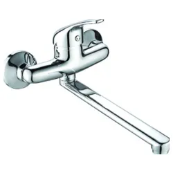 Jednoručna baterija za kuhinju zidna UNA kratka lula 40mm