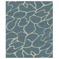 Tepih outdoor slonova kost/srebrno/plavi 160x230cm