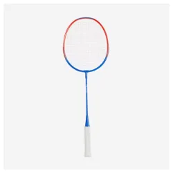 Plavo-crveni dečji aluminijumski reket za badminton BR100 90 g