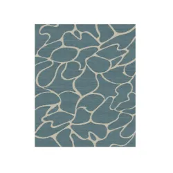 Tepih outdoor slonova kost/srebrno/plavi 120x170cm