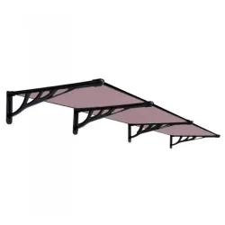 Nadstrešnica Ravna 300x90 Crna Bronza 5mm Leksan