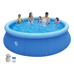 AVENLI Bazen za dvorište s pumpom 360x76 plavi