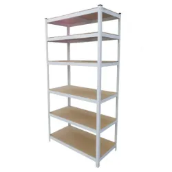 Metalna Montažna Polica 200x100x50 6x70kg Bela