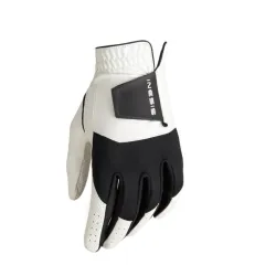 Rukavica za golf  crno bela 