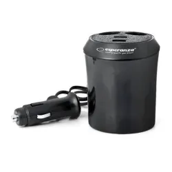 Auto punjač adapter Esperanza EZ125, 2 izlaza + 2 USB