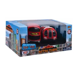 Autobus 4" die cast pull back publ.Trns. Motor max