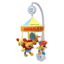 Muzička vrteška Baby Mix plišana životinjice