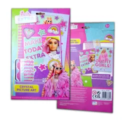 Barbie Extra set za ukrašavanje sa čestitkama i stikerima 37758
