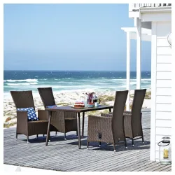 Baštenska garnitura Sandyx sa 4 stolice