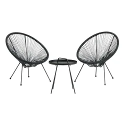 Baštenska garnitura Papua Crna