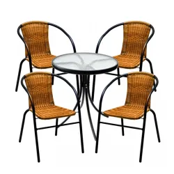 Baštenska garnitura Portomarrone 4 stolice i sto