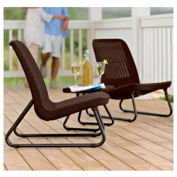 Baštenska garnitura Rio patio set braon