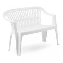 Baštenska klupa plastična Diva bela