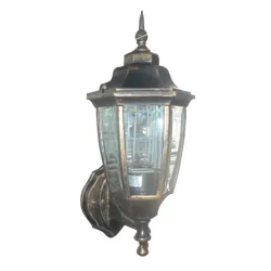 Baštenski fenjer Elit bakarno crni ELS6302