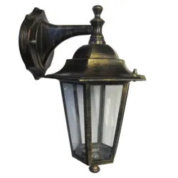 Baštenski fenjer viseći staro zlato