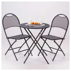 Baštenski set 2 stolice i metalni sto