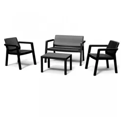 Baštenski set Emilly Patio grafit
