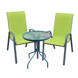 Baštenski set Sto i Dve žute stolice