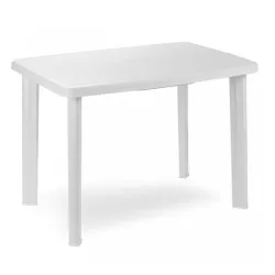 Baštenski sto plastični Faretto 101cm x 68cm x 72cm beli