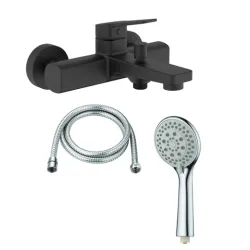 Baterija za kadu Conart Wisla crna 35 mm