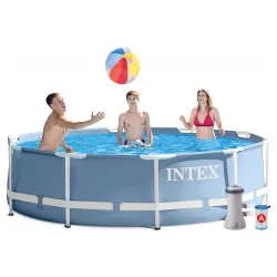 Bazen Intex prism frame 366x76cm metalna konstrukcija sa filter pumpom