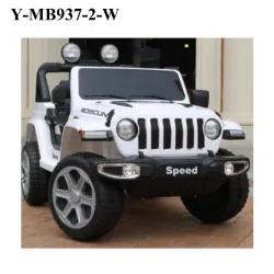 Džip na akumulator wrangler MB937 Beli 023306b