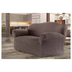 Bielastična presvlaka za dvosed siva