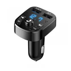 Bluetooth FM Transmiter S5 USBx2 crni