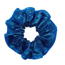 Plava gimnastičarska gumica sa šljokicama za kosu