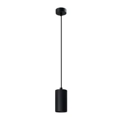 Tubo Viseća Lampa Crna 1x25W GU10 klosz 10cm