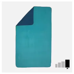 Dvostrani peškir od mikrovlakana plavo zeleni  XL