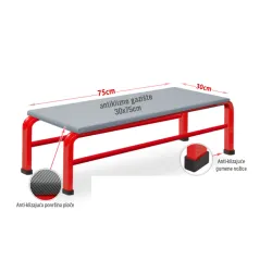 Metalni steper 75x30x18cm