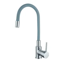 Jednoručna baterija za sudoperu JANA flexi izliv 35mm siva