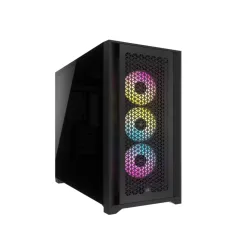 Kućište CORSAIR iCUE 5000D AIRFLOW Mid-Tower/Gaming/ATX/kaljeno staklo/bez napajanja/RGB/crna