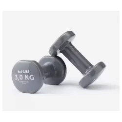 Sive bučice za fitnes dvostruko pakovanje od 3 kg