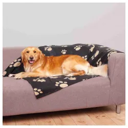 Ćebe za pse Barney 150x100 cm Black i bež