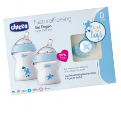 Chicco poklon set Naturalfeeling za dečake