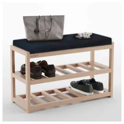 Cipelarnik drveni sa klupom Bienwood BIE-7005d