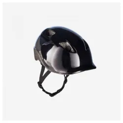 Crna dečija biciklistička kaciga 